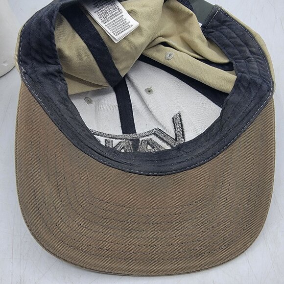 VANS Drop V II Beige Snapback Hat Casual Outdoors Adjustable Lightweight - Picture 7 of 9